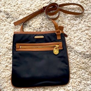 Black and brown Michael Kors cross body